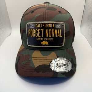 City Locs California “Forget Normal” SnapBack hat.